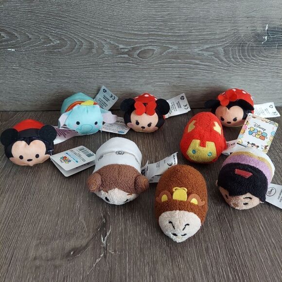 Disney/Star Wars/Marvel Mini 3.5" Tsum Tsum Plush Bundle - Picture 1 of 9